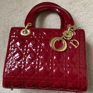 Copy: dior handbag burgundy